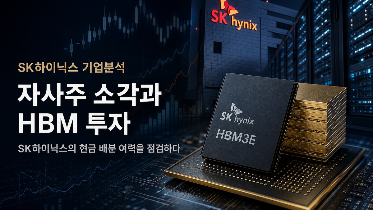 자사주 소각과 HBM 투자, SK하이닉스의 현금은 버틸까?